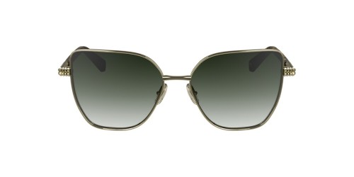 Lanvin LNV132S - 734 - 57 Lunettes de soleil Or, Havane Œil de chat