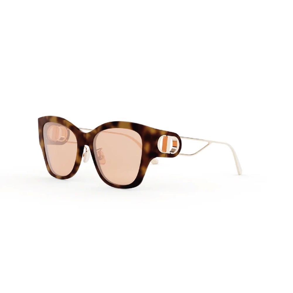 Dior 30 MONTAIGNE B2U - 26L0 B - 54 Lunettes de soleil Havane Coussin arrondi