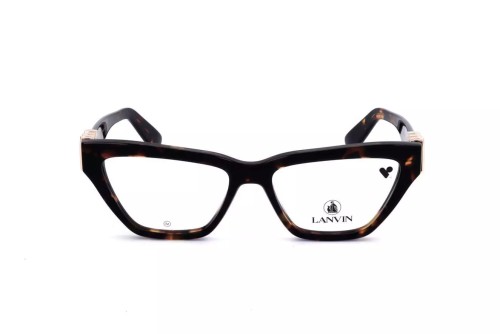 Lanvin LNV2645 - 234 - 53 Cadres optiques Havane foncé Œil de chat