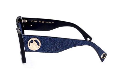 Lanvin LNV605S - 007 - 54 Lunettes de soleil Bleu Œil de chat