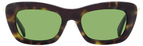 Lanvin LNV608S - 317 - 51 Lunettes de soleil Havane, Or Œil de chat