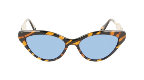 Lanvin LNV631SR - 236 - 56 Lunettes de soleil Havane, Or Œil de chat