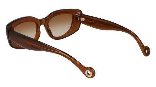 Lanvin LNV641S - 208 - 50 Lunettes de soleil Marron Œil de chat