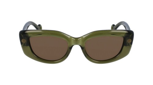 Lanvin LNV641S - 319 - 50 Lunettes de soleil Vert Œil de chat