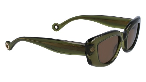Lanvin LNV641S - 319 - 50 Lunettes de soleil Vert Œil de chat