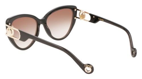 Lanvin LNV643S - 001 - 56 Lunettes de soleil Noir Œil de chat