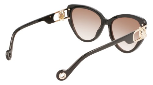 Lanvin LNV643S - 001 - 56 Lunettes de soleil Noir Œil de chat