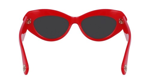 Lanvin LNV648S - 604 - 53 Lunettes de soleil Rouge Œil de chat
