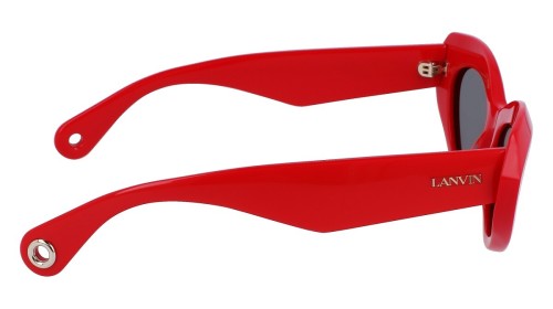 Lanvin LNV648S - 604 - 53 Lunettes de soleil Rouge Œil de chat
