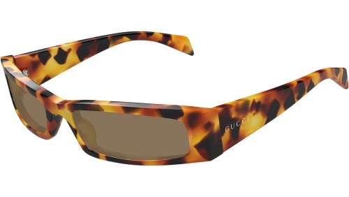 Gucci GG1778S - 008 - 58 Lunettes de soleil Havane Angulaire