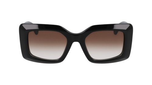 Lanvin LNV649S - 001 - 50 Lunettes de soleil Noir Angulaire