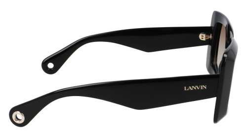 Lanvin LNV649S - 001 - 50 Lunettes de soleil Noir Angulaire