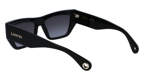 Lanvin LNV652S - 001 - 55 Lunettes de soleil Noir Angulaire