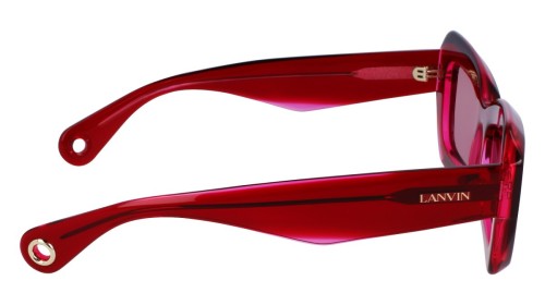Lanvin LNV662S - 605 - 54 Lunettes de soleil Rouge Angulaire