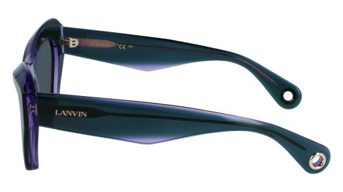 Lanvin LNV663S - 304 - 53 Lunettes de soleil Vert Œil de chat