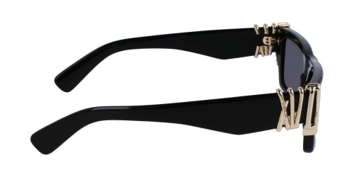 Lanvin LNV665S - 001 - 54 Lunettes de soleil Noir Angulaire