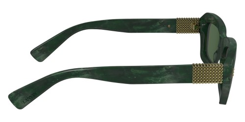 Lanvin LNV667S - 334 - 52 Lunettes de soleil Vert Angulaire