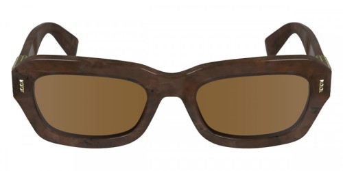 Lanvin LNV667S - 238 - 52 Lunettes de soleil Marron Angulaire