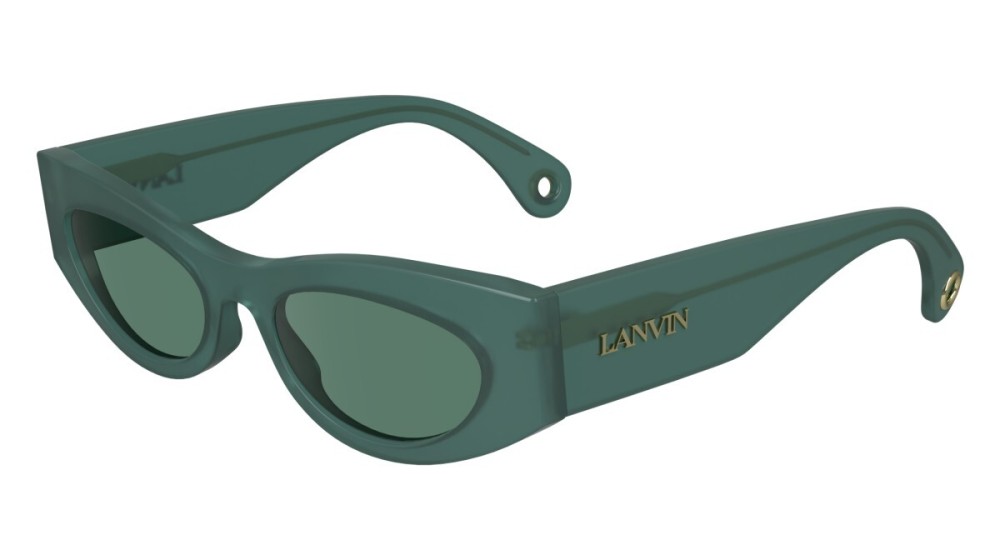 Lanvin LNV669S - 330 - 52 Lunettes de soleil Vert Œil de chat
