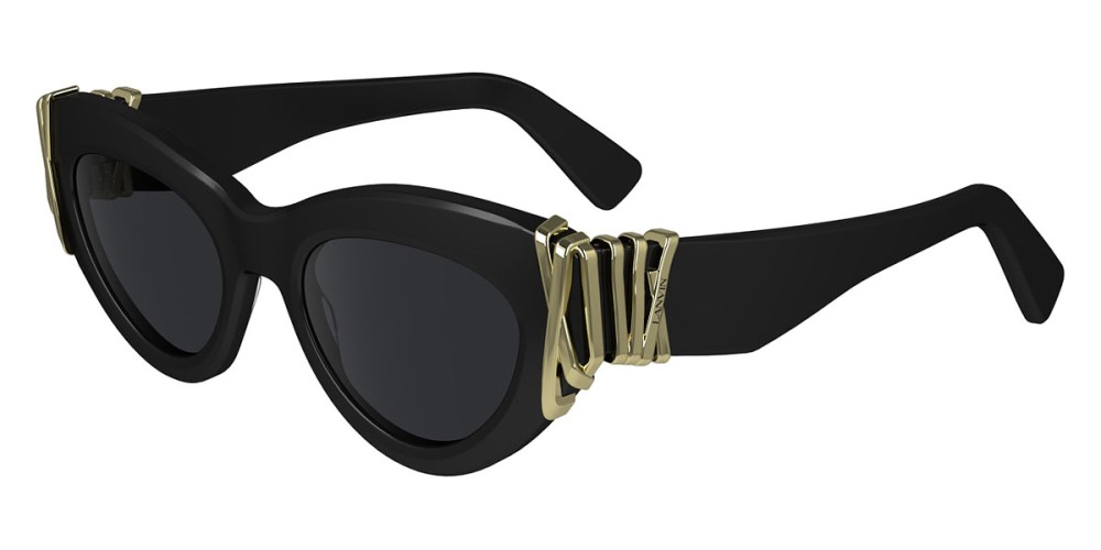 Lanvin LNV671S - 001 - 50 Lunettes de soleil Noir Œil de chat