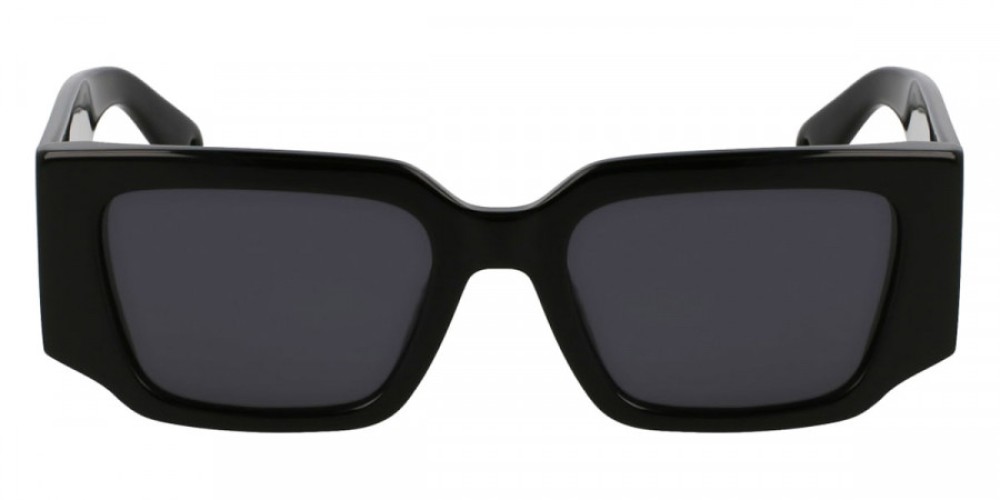 Lanvin LNV672S - 001 - 52 Lunettes de soleil Noir Angulaire