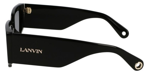 Lanvin LNV672S - 001 - 52 Lunettes de soleil Noir Angulaire