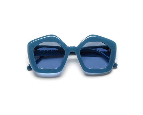 Marni LP4 Laughing Waters Blue - 51 Lunettes de soleil Bleu Angulaire