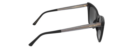 Jimmy Choo LUCINE/S - 8079O - 55 Lunettes de soleil Noir Œil de chat