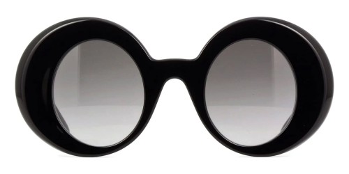 Loewe LW40089I - 01B - 44 Lunettes de soleil Noir Ovale
