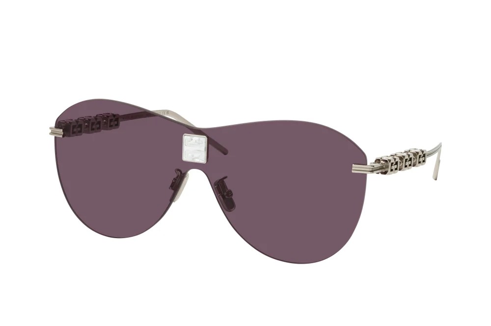 Givenchy GV40035U - 16A - 138 Lunettes de soleil Argent Masque