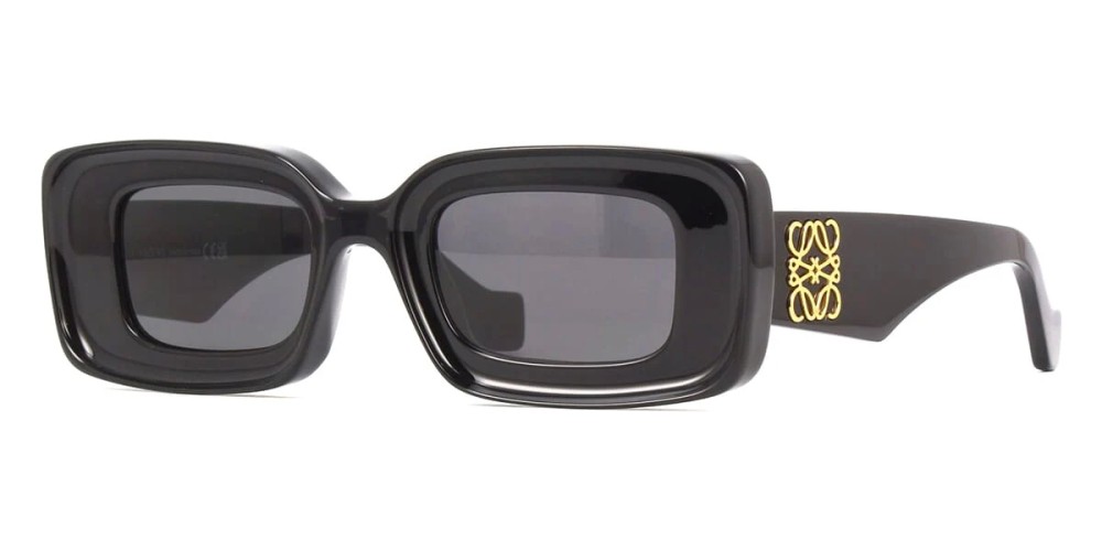 Loewe LW40101I - 01A - 46 Lunettes de soleil Black Square