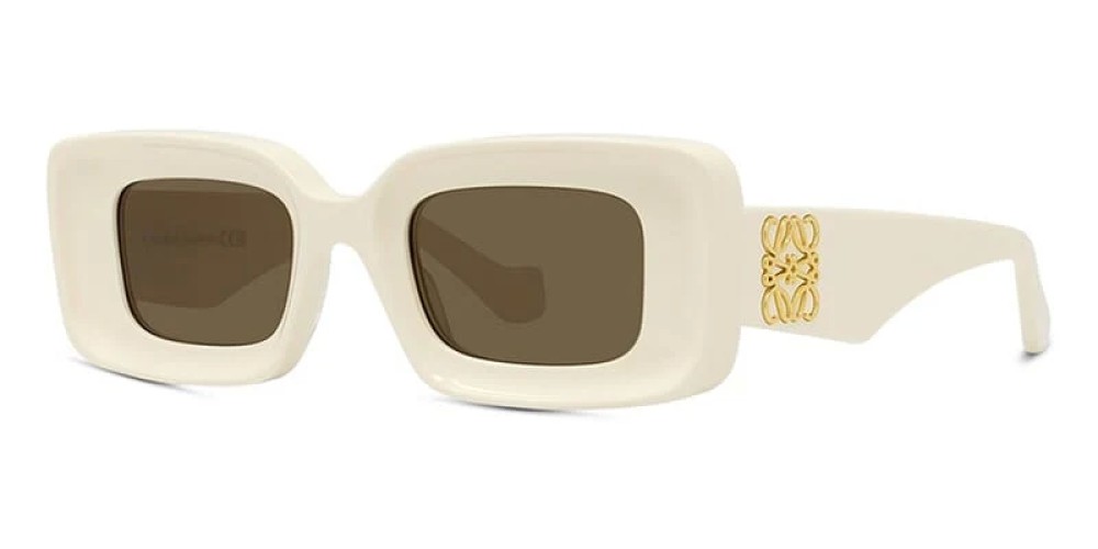 Loewe LW40101I - 25E - 46 Lunettes de soleil Ivoire Angulaire