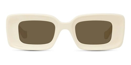Loewe LW40101I - 25E - 46 Lunettes de soleil Ivoire Angulaire