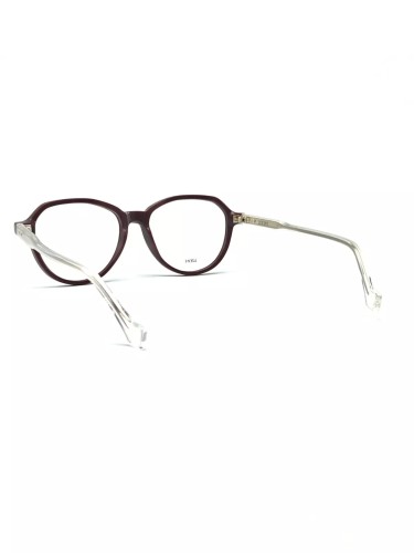 Loewe LW50010U - 068 - 53 Cadres optiques Bordeaux, Argent Coussin arrondi