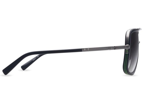 Dita MACH ONE DRX-2030 TITANIUM - E - 59 Lunettes de soleil Noir, Argent Pilote (Aviateur)