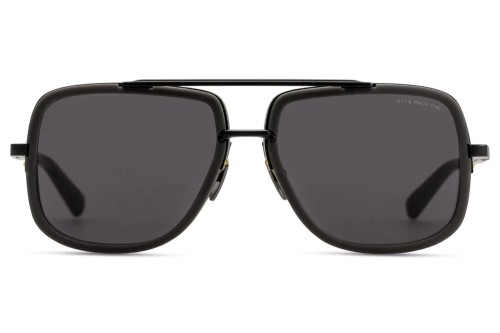 Dita MACH ONE DRX-2030 TITANIUM - V - 59 Lunettes de soleil Noir Pilote (Aviateur)