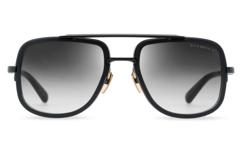 Dita MACH-S DTS412-A - 04 - 55 Lunettes de soleil Noir Pilote (Aviateur)