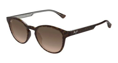 Maui Jim MJ0636S HIEHIE - 002 - 50 - AVEC DES VERRES POLARISÉS Lunettes de soleil Havana Pillow (Rounded)