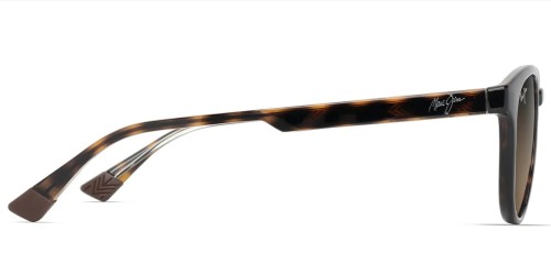 Maui Jim MJ0636S HIEHIE - 002 - 50 - AVEC DES VERRES POLARISÉS Lunettes de soleil Havana Pillow (Rounded)