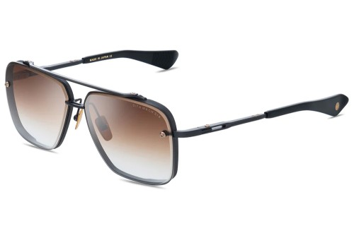 Dita MACH SIX//TITANIUM DTS121 - 03 - 62 Lunettes de soleil Black Pilot (Aviator)