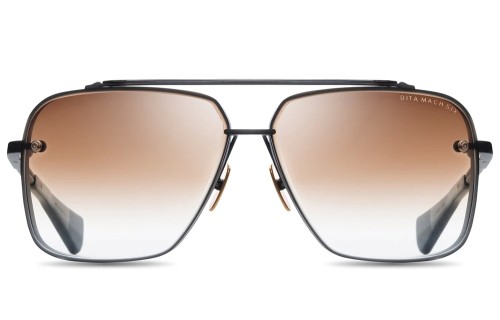 Dita MACH SIX//TITANIUM DTS121 - 03 - 62 Lunettes de soleil Black Pilot (Aviator)