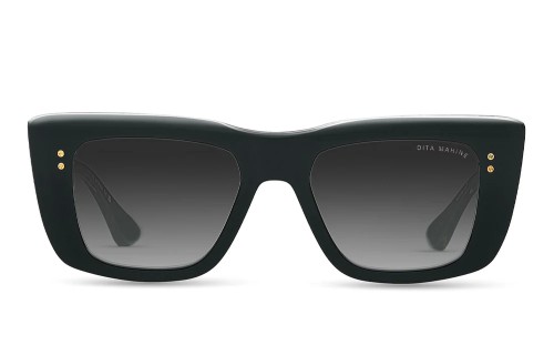 Dita MAHINE DTS437-A - 01 - 53 Lunettes de soleil Noir, Or Angulaire