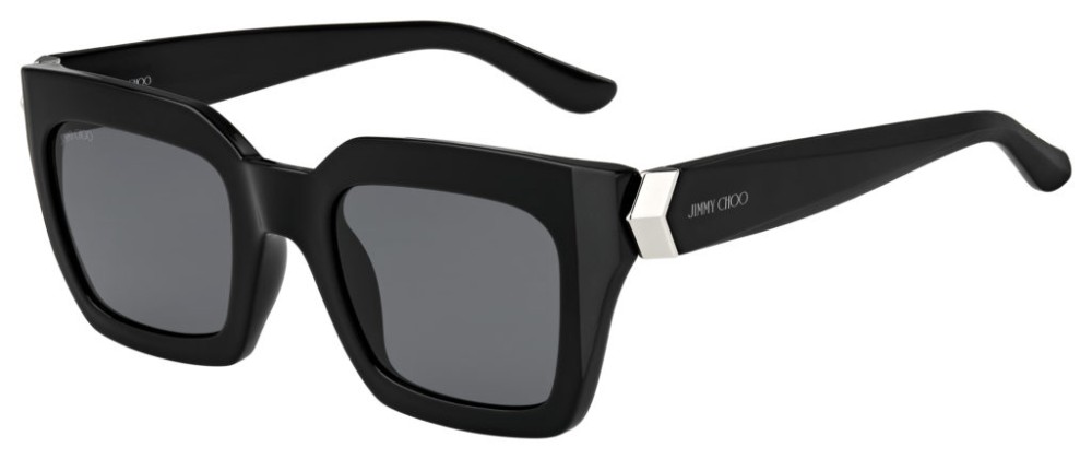 Jimmy Choo MAIKA/S - 807IR - 50 Lunettes de soleil Noir Angulaire