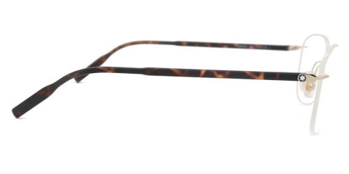Mont Blanc MB0222O - 006 - 58 Cadres optiques Havane Angulaire