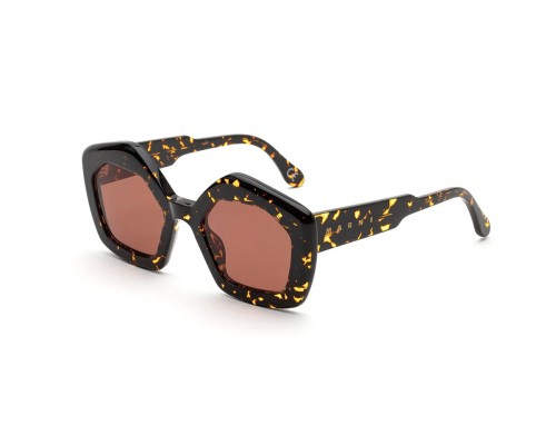 Marni MHL Laughing Waters Salty - 51 Lunettes de soleil Havana Square