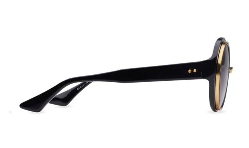 Dita MICRO-ROUND DTS406-A - 01 - 50 Lunettes de soleil Noir, Or Rond