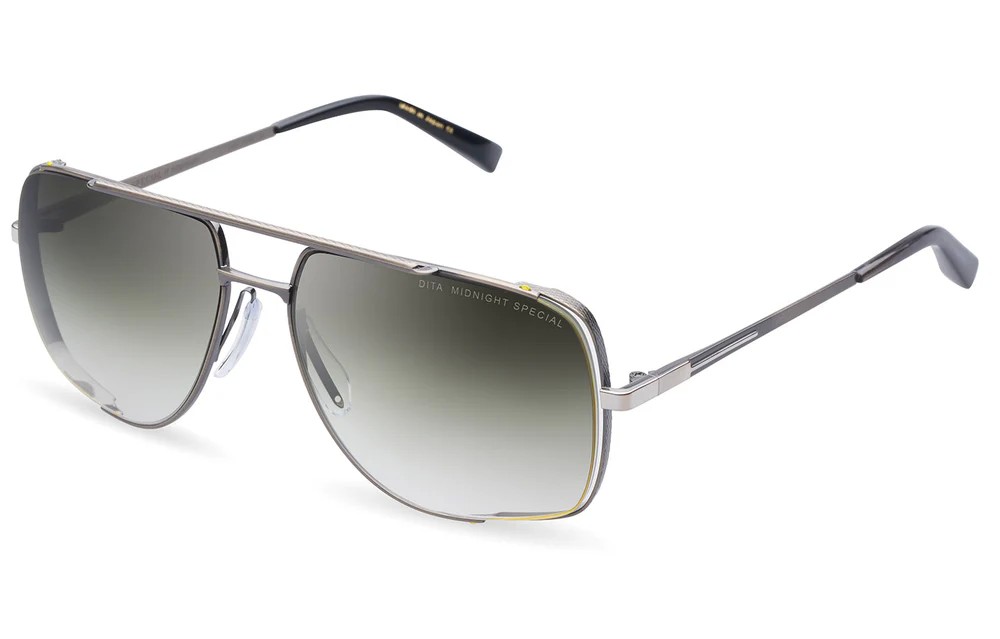 Dita MIDNIGHT SPECIAL TITANUM DRX-2010 - A - 60 Lunettes de soleil Silver Pilot (Aviator)