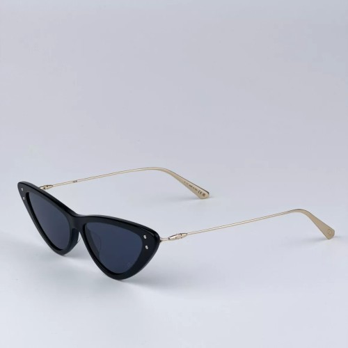 Dior MISSDIOR B4U - 12B0 A - 55 Lunettes de soleil Noir, Or Œil de chat