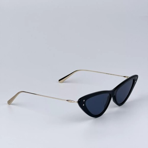 Dior MISSDIOR B4U - 12B0 A - 55 Lunettes de soleil Noir, Or Œil de chat