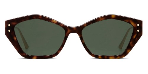 Dior MISSDIOR S1U - 22C0 A - 56 Lunettes de soleil Havane, Or Papillon